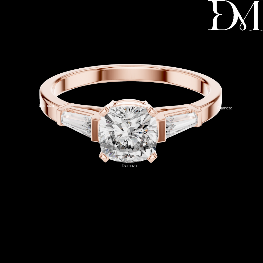 1.16 CT Round Lab Grown Diamond Solitaire Wedding Ring